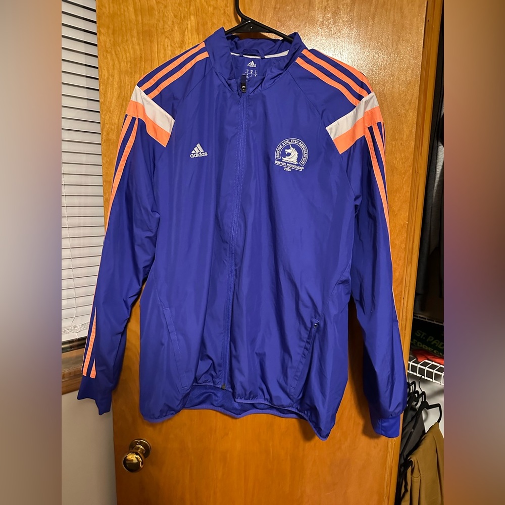 Adidas Windbreaker 2015 Boston Marathon Jacket Men’s XL